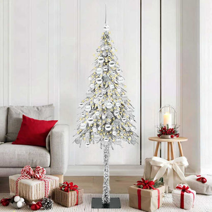 Albero di Natale con 300 LED Bianco 180 cm PE e Acciaio | homemem39
