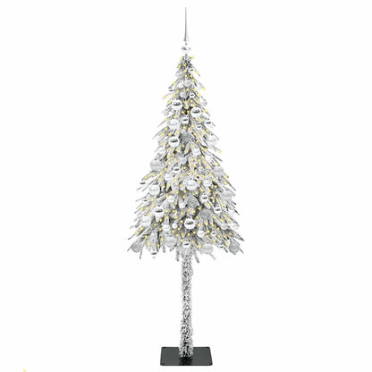Albero di Natale con 300 LED Bianco 180 cm PE e Acciaio | homemem39