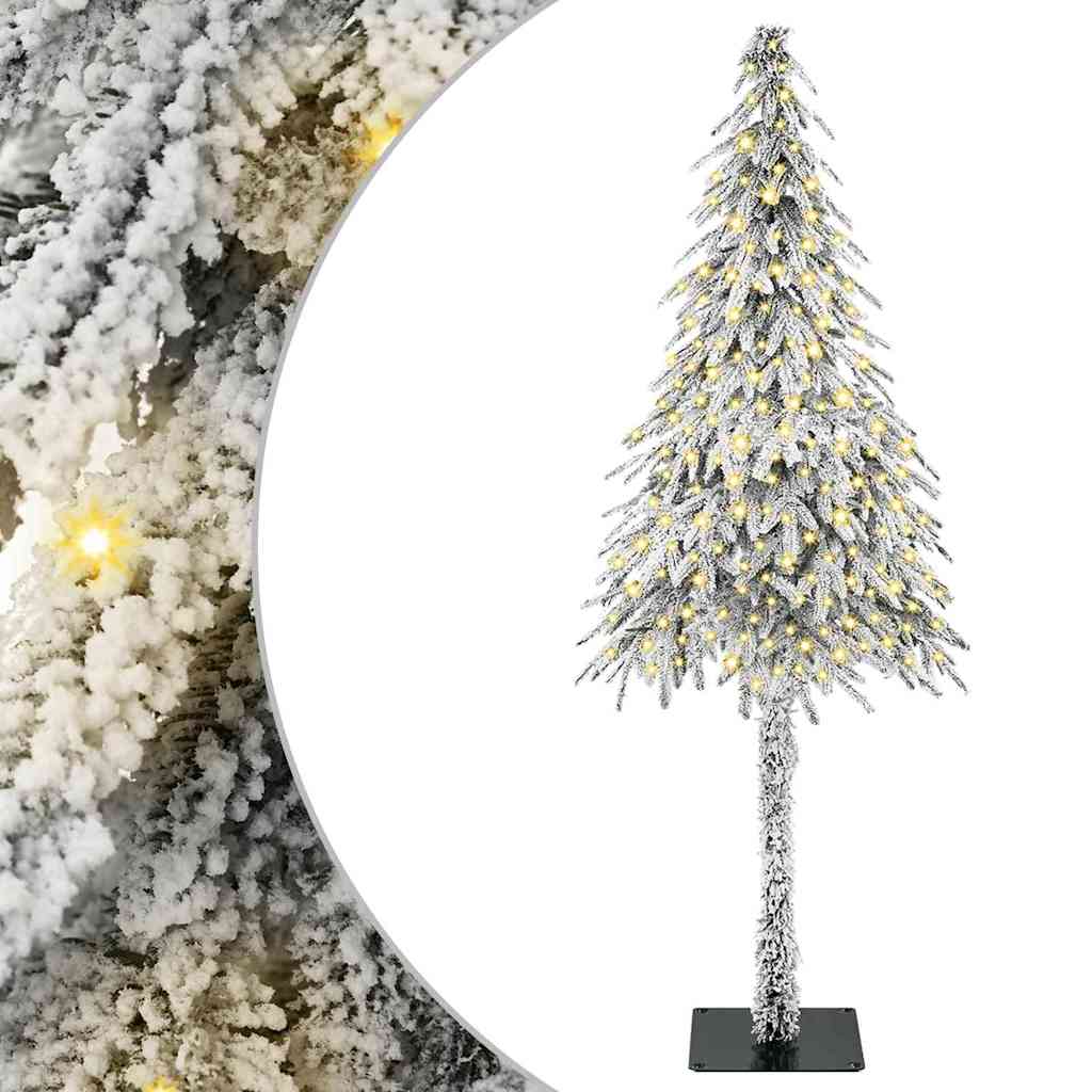 Albero di Natale con 300 LED Bianco 210 cm PE e Acciaio | homemem39