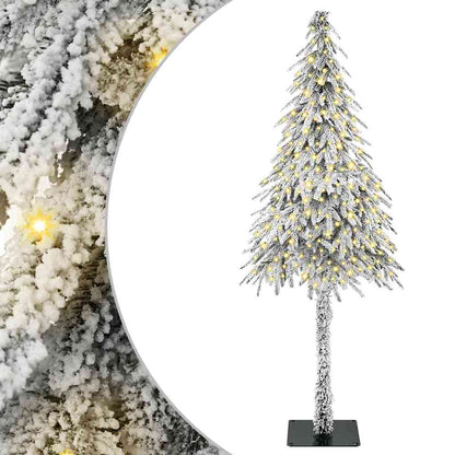 Albero di Natale con 300 LED Bianco 210 cm PE e Acciaio | homemem39