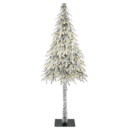 Albero di Natale con 300 LED Bianco 210 cm PE e Acciaio | homemem39