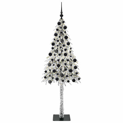 Albero di Natale con 300 LED Bianco 210 cm PE e Acciaio