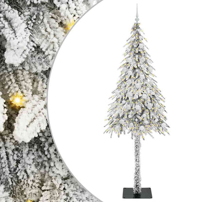 Albero di Natale con 300 LED Bianco 210 cm PE e Acciaio | homemem39