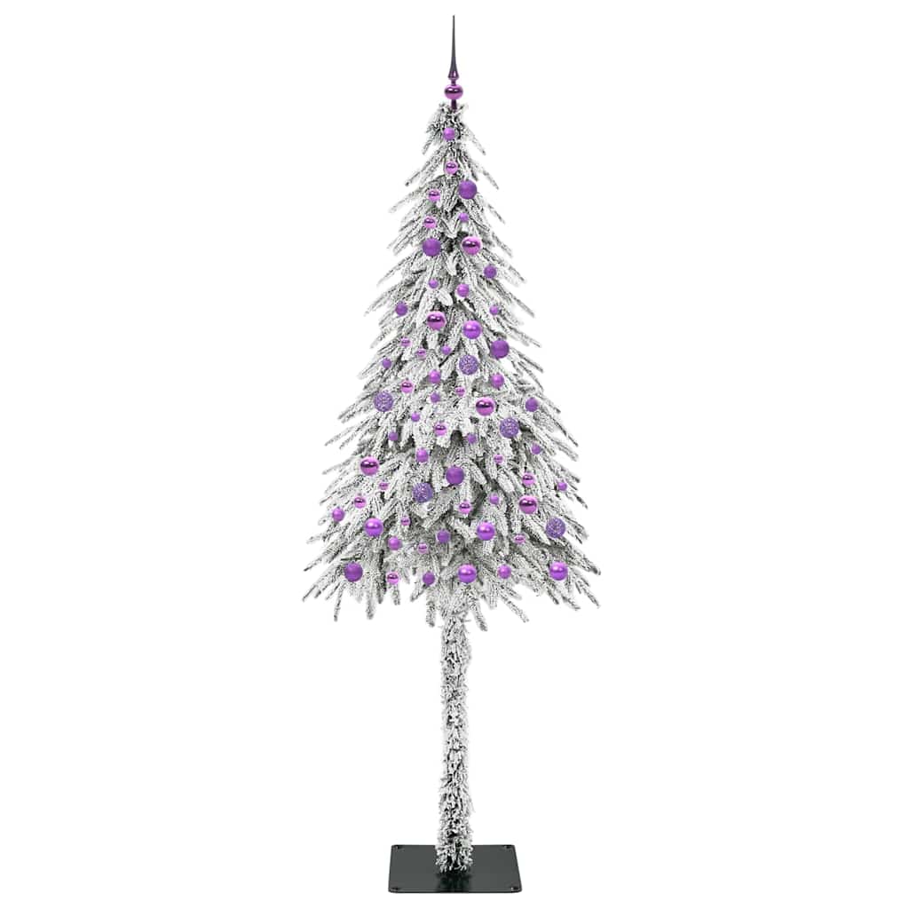 Albero di Natale con 300 LED Bianco 210 cm PE e Acciaio