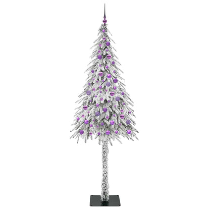 Albero di Natale con 300 LED Bianco 210 cm PE e Acciaio