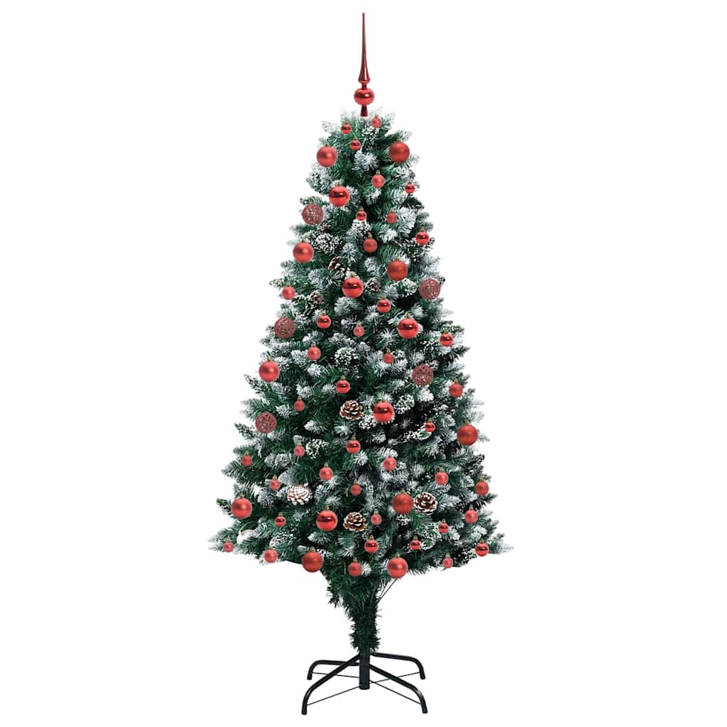 Albero di Natale artificiale con 300 LED Verde 180 cm | homemem39