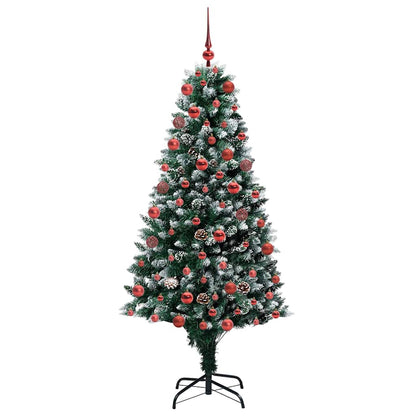 Albero di Natale artificiale con 300 LED Verde 180 cm | homemem39
