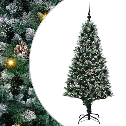 Albero di Natale artificiale con 300 LED Verde 180 cm | homemem39