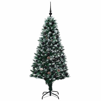 Albero di Natale artificiale con 300 LED Verde 180 cm | homemem39