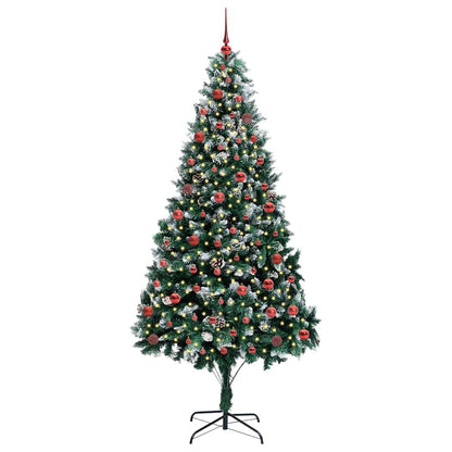 Albero di Natale artificiale con 300 LED Verde 210 cm