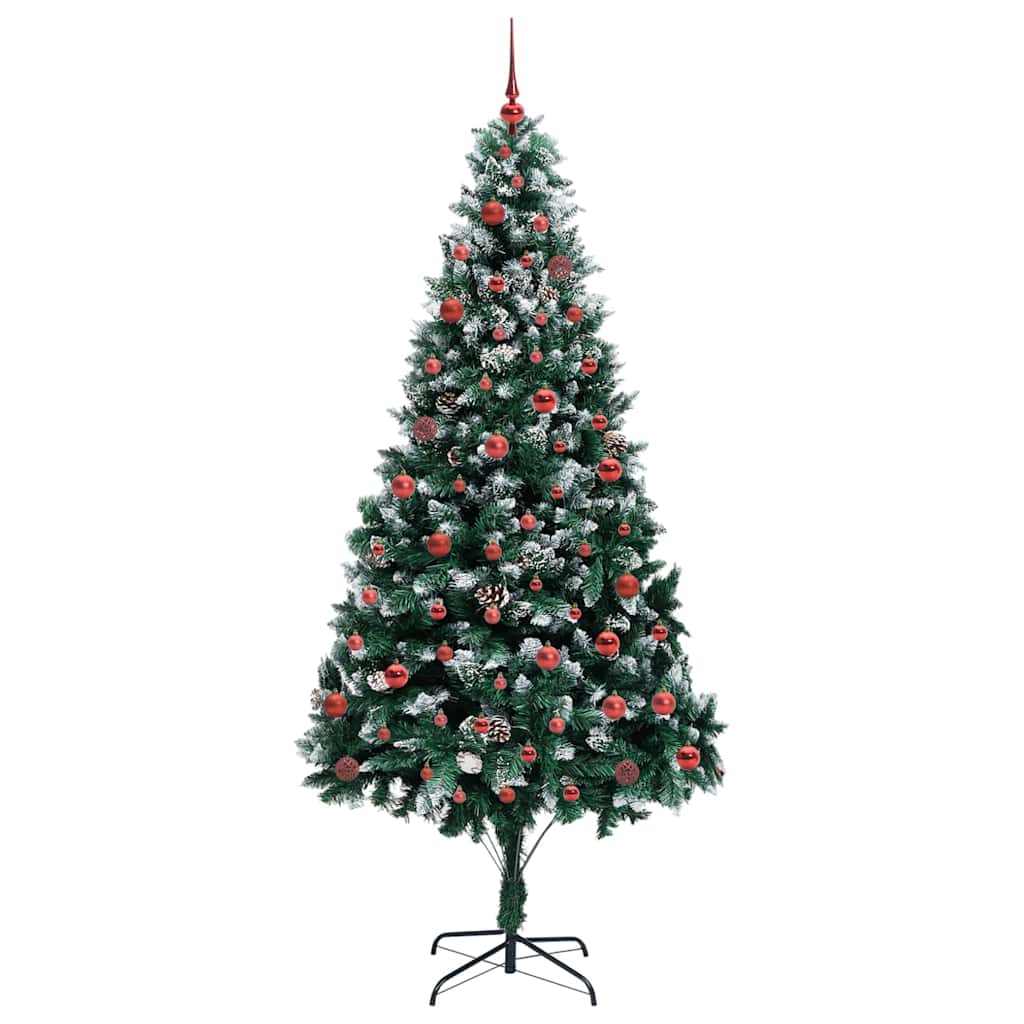Albero di Natale artificiale con 300 LED Verde 210 cm