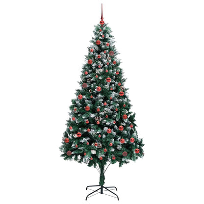 Albero di Natale artificiale con 300 LED Verde 210 cm