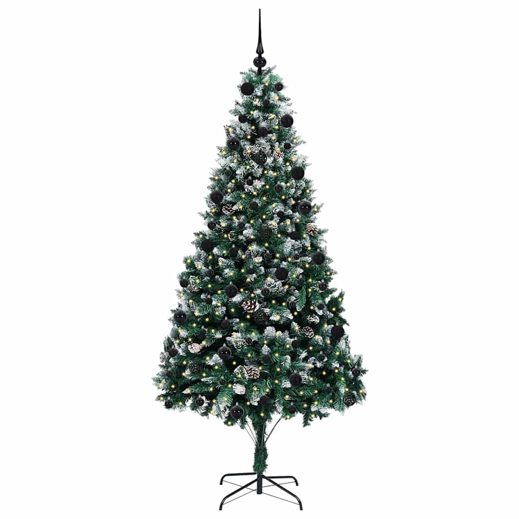 Albero di Natale artificiale con 300 LED Verde 210 cm