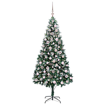 Albero di Natale artificiale con 300 LED Verde 210 cm