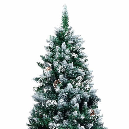 Albero di Natale artificiale con 300 LED Verde 210 cm