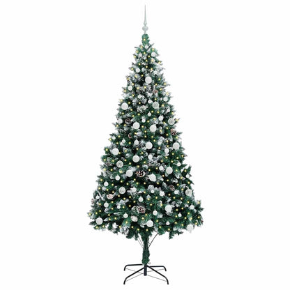 Albero di Natale artificiale con 300 LED Verde 210 cm | homemem39