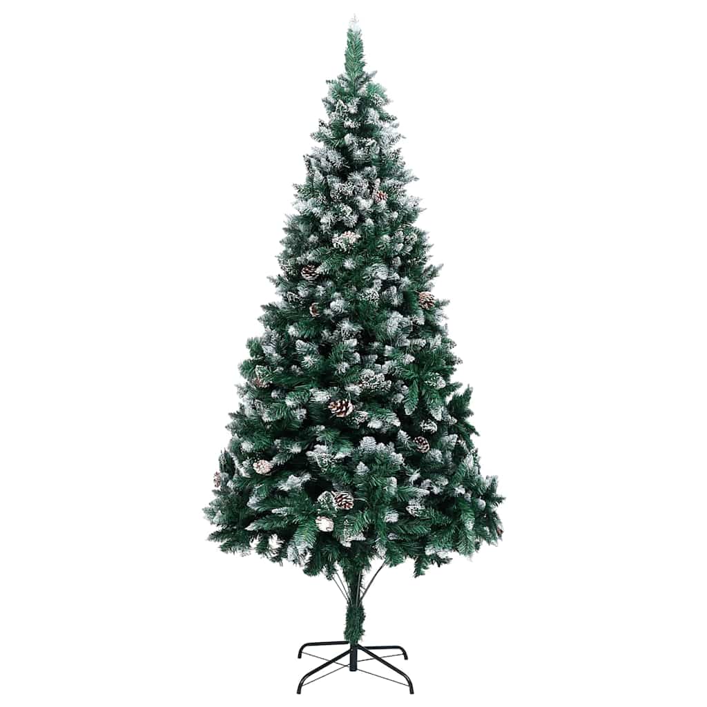 Albero di Natale artificiale con 300 LED Verde 210 cm | homemem39