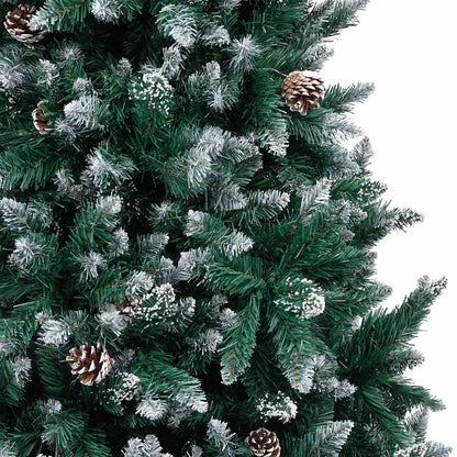 Albero di Natale artificiale con 300 LED Verde 210 cm