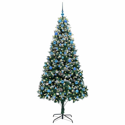 Albero di Natale artificiale con 300 LED Verde 210 cm