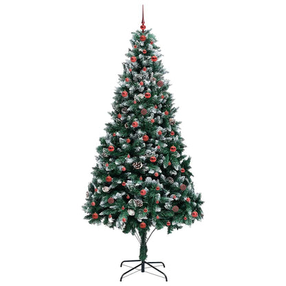 Albero di Natale artificiale con 300 LED Verde 240 cm