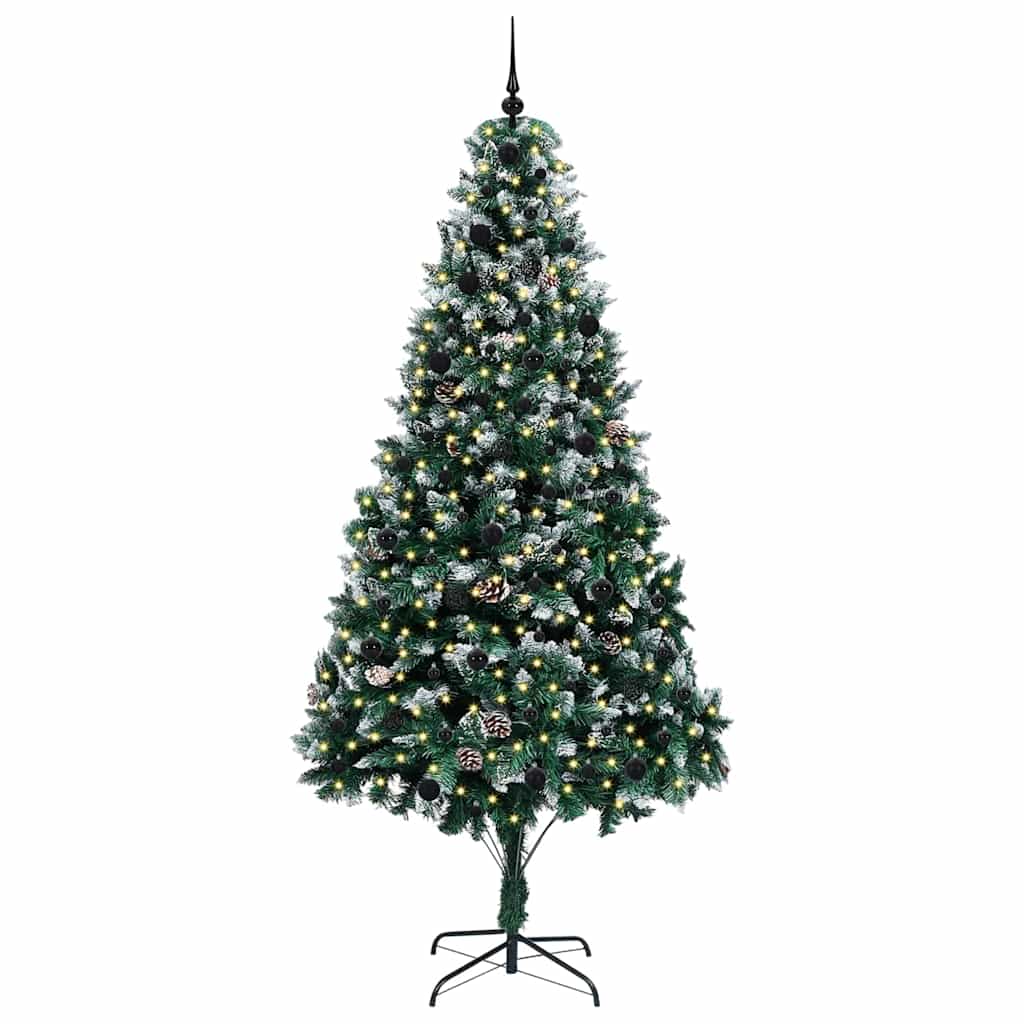 Albero di Natale artificiale con 300 LED Verde 240 cm