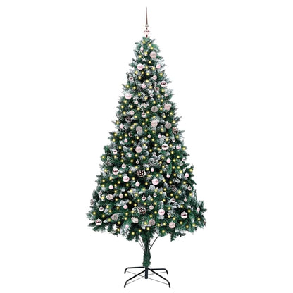 Albero di Natale artificiale con 300 LED Verde 240 cm
