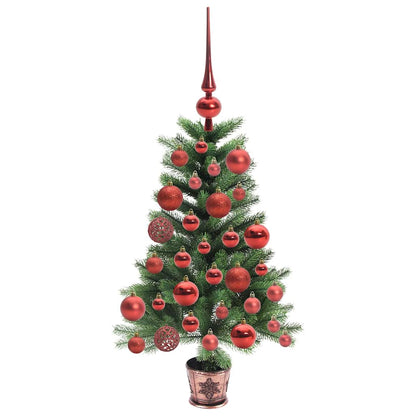 Albero di Natale con 150 LED con supporto Verde 65 cm PE | homemem39