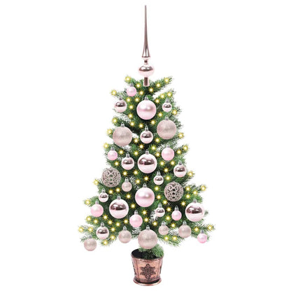 Albero di Natale con 150 LED con supporto Verde 65 cm PE | homemem39