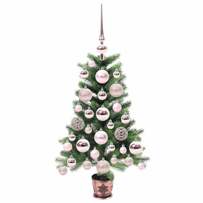 Albero di Natale con 150 LED con supporto Verde 65 cm PE | homemem39