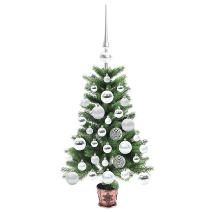 Albero di Natale con 150 LED con supporto Verde 65 cm PE | homemem39