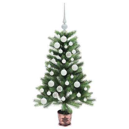Albero di Natale con 150 LED con supporto Verde 90 cm PE | homemem39