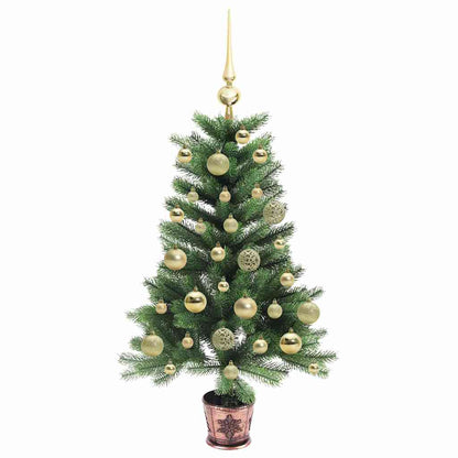 Albero di Natale con 150 LED con supporto Verde 90 cm PE | homemem39