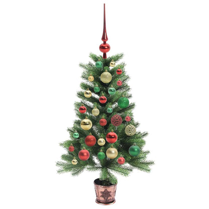 Albero di Natale con 150 LED con supporto Verde 90 cm PE | homemem39