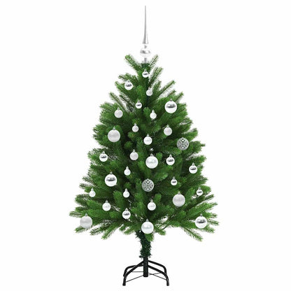 Albero di Natale con 150 LED con supporto Verde 120 cm PE | homemem39