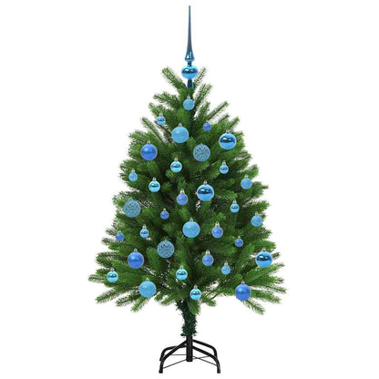 Albero di Natale con 150 LED con supporto Verde 120 cm PE | homemem39