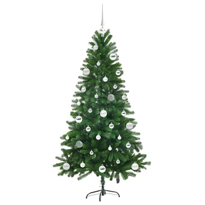 Albero di Natale con 150 LED con supporto Verde 150 cm PE | homemem39