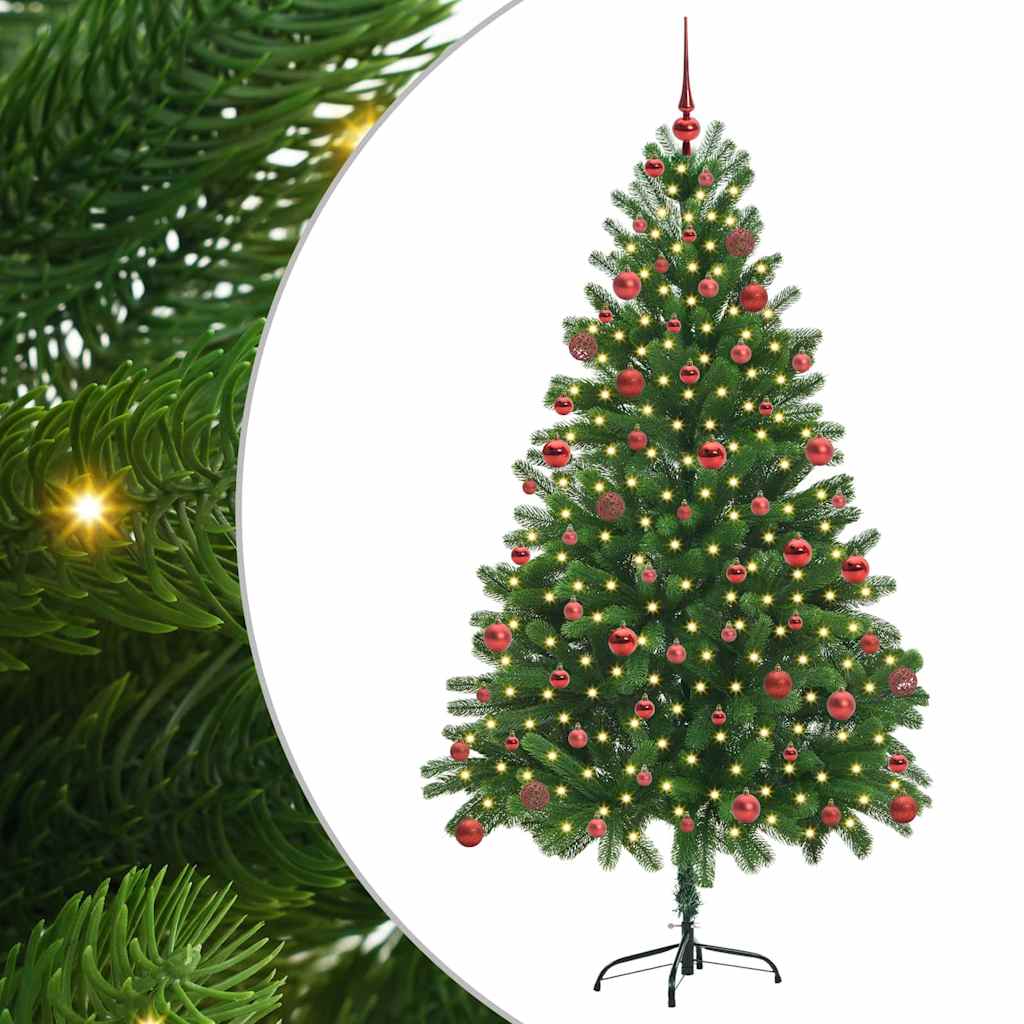 Albero di Natale con 300 LED con supporto Verde 180 cm PE