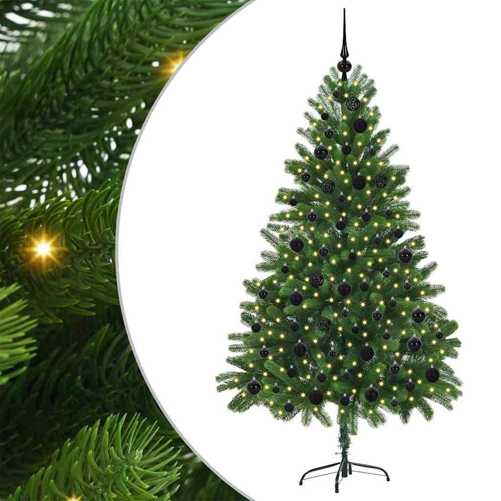 Albero di Natale con 300 LED con supporto Verde 180 cm PE