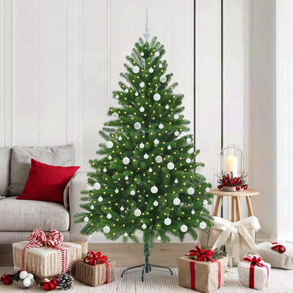 Albero di Natale con 300 LED con supporto Verde 180 cm PE | homemem39