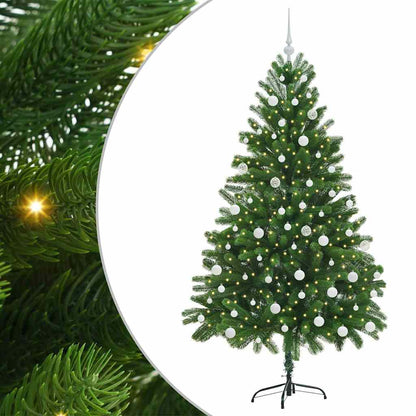 Albero di Natale con 300 LED con supporto Verde 180 cm PE | homemem39