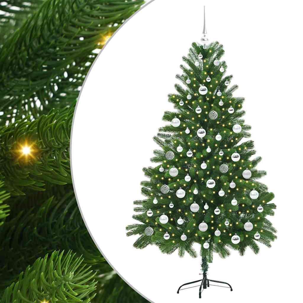 Albero di Natale con 300 LED con supporto Verde 180 cm PE | homemem39