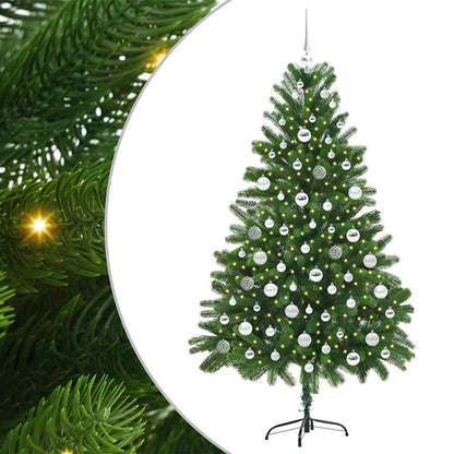 Albero di Natale con 300 LED con supporto Verde 180 cm PE | homemem39