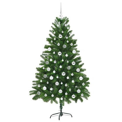 Albero di Natale con 300 LED con supporto Verde 180 cm PE | homemem39