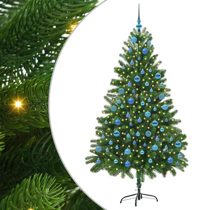 Albero di Natale con 300 LED con supporto Verde 180 cm PE