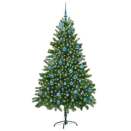 Albero di Natale con 300 LED con supporto Verde 180 cm PE