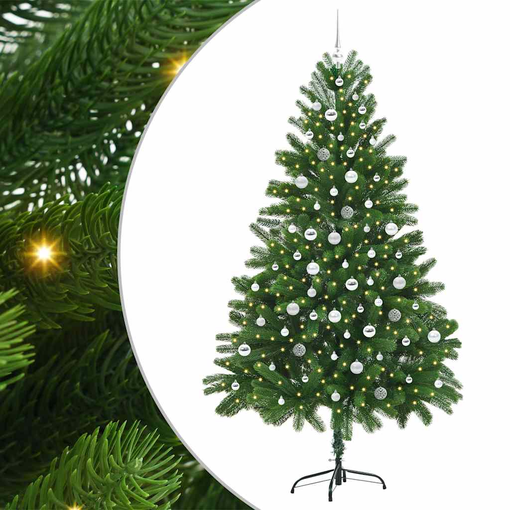 Albero di Natale con 300 LED con supporto Verde 210 cm PE