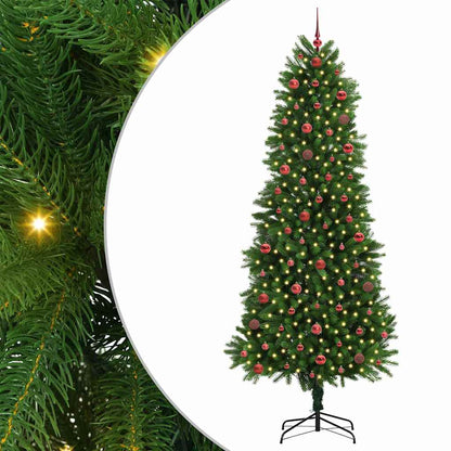 Albero di Natale con 300 LED con supporto Verde 240 cm PE