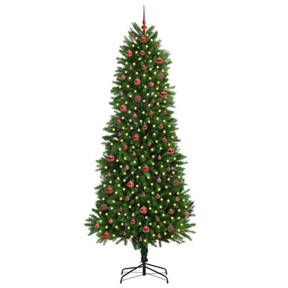 Albero di Natale con 300 LED con supporto Verde 240 cm PE