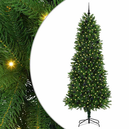 Albero di Natale con 300 LED con supporto Verde 240 cm PE