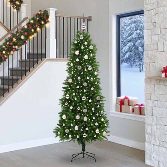 Albero di Natale con 300 LED con supporto Verde 240 cm PE